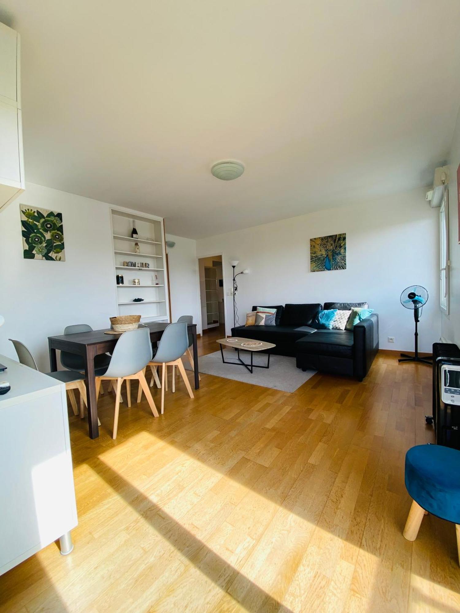 Charmant Appartement 3 Pieces Proche Rer & Disney Montevrain Ngoại thất bức ảnh